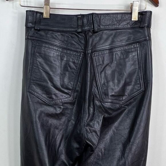 Nevada Blue Vintage Leather Pants **SEE PICS AND DESCRIPTION ** - Picture 4 of 11